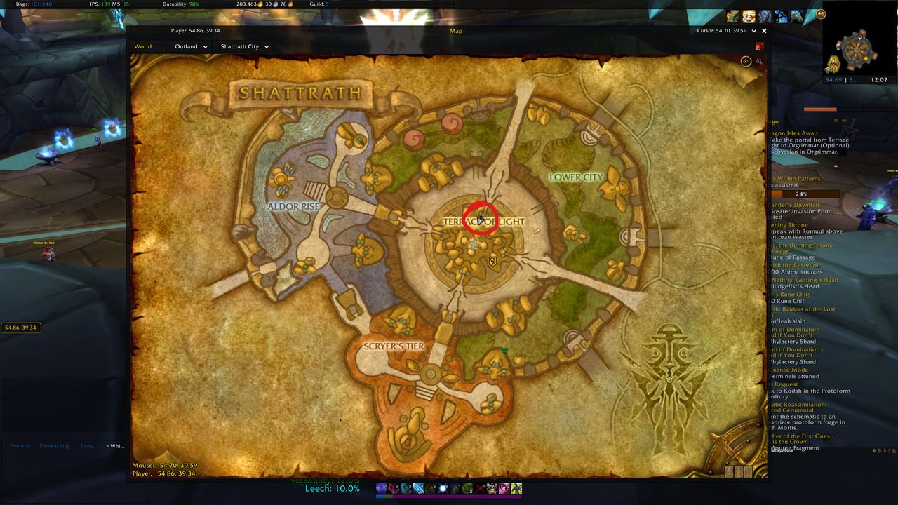 WoW timewalking vendor location