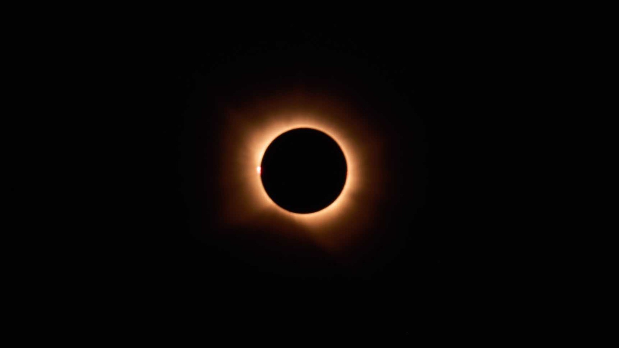 a ring of fire on a black background