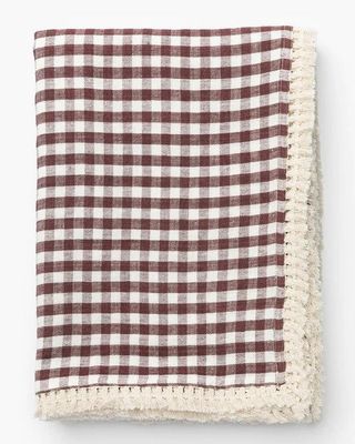 gingham tablecloth