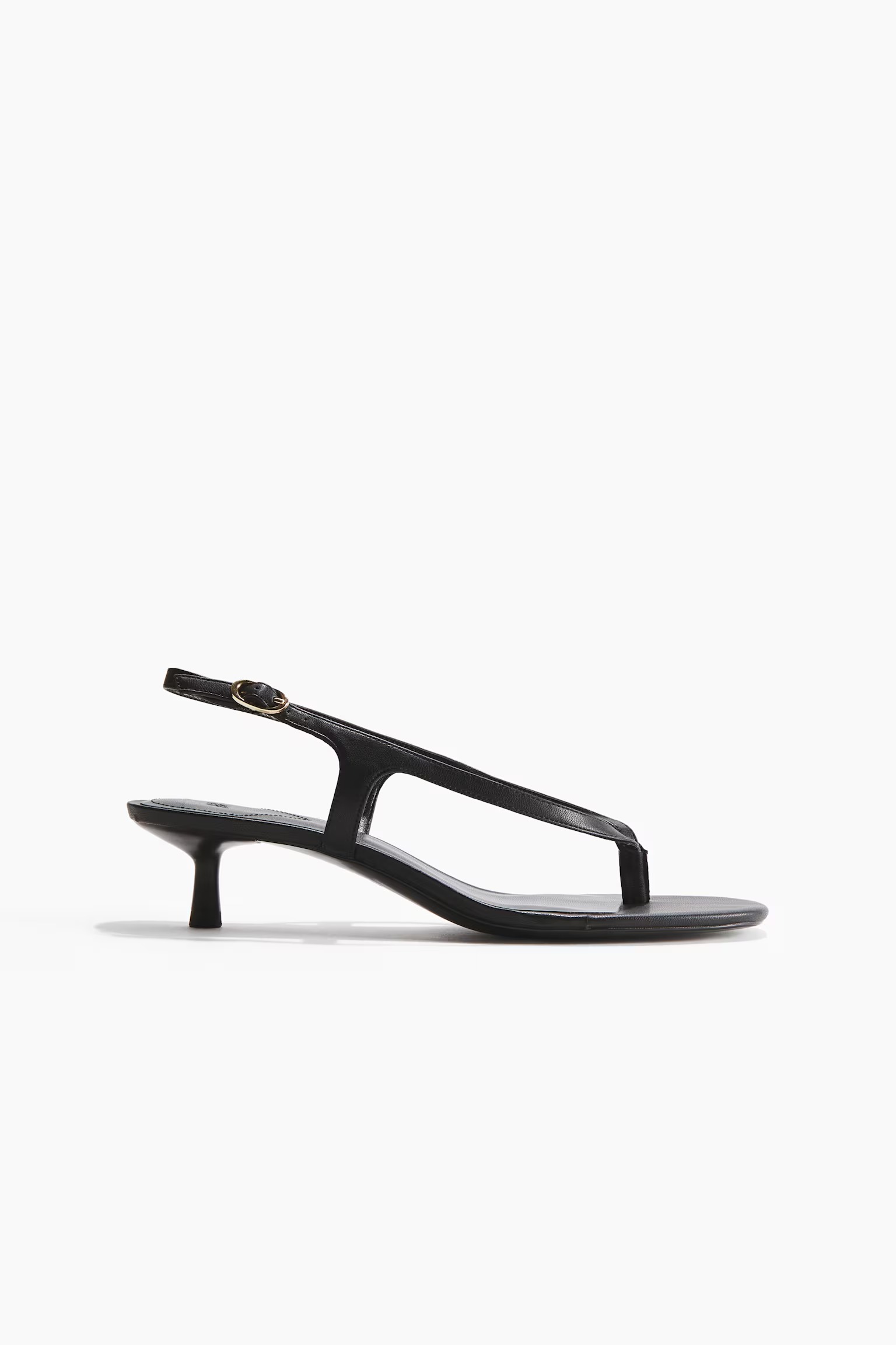 H&amp;M, Kitten-Heeled Sandals