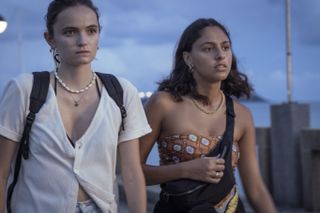 Lana (Abigail Lawrie) and Kitty (Rhianne Barreto) are on the run in south east Asia.