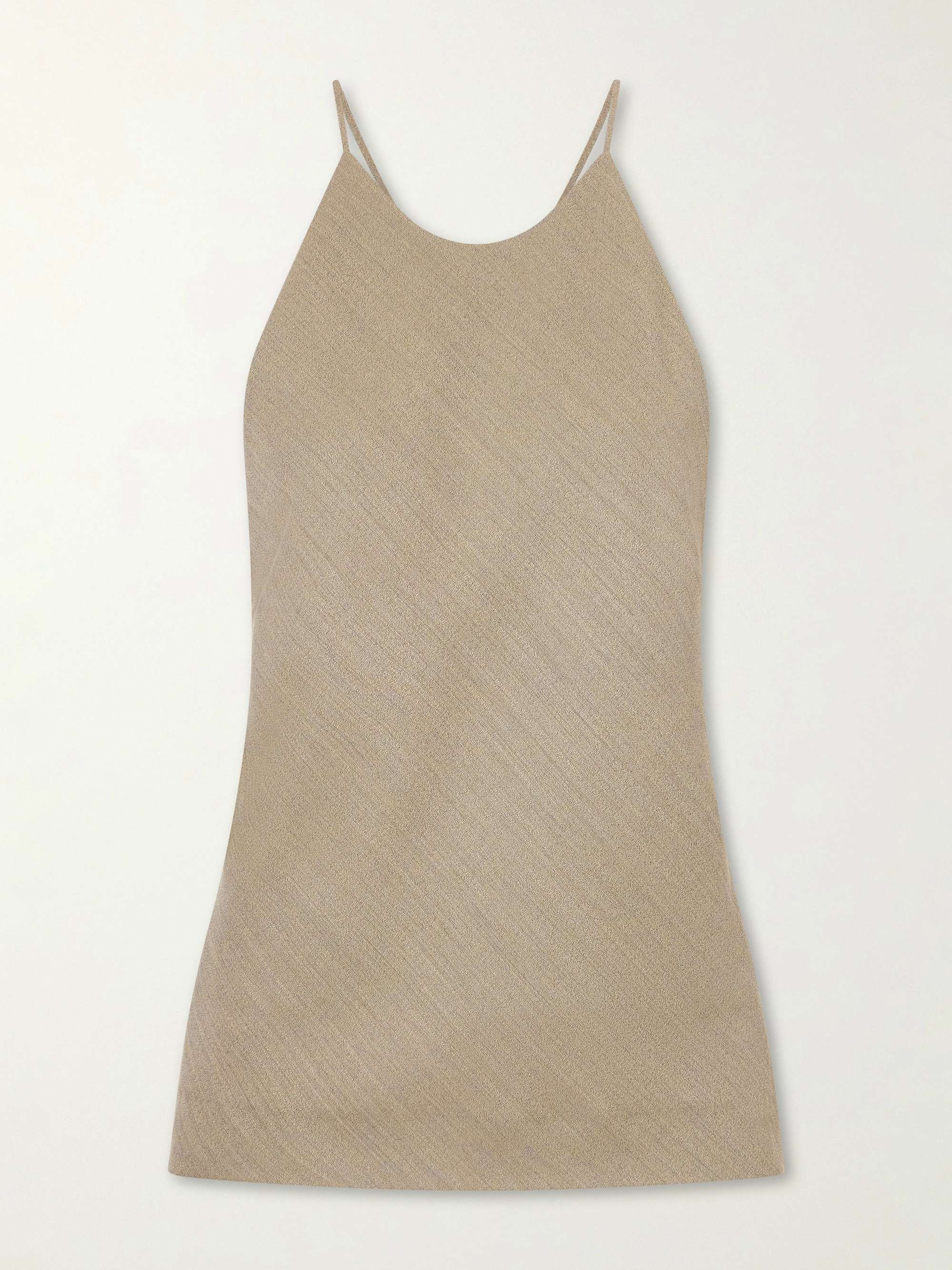 Erin Wool-Blend Twill Tank