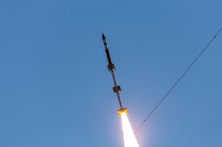 A three-stage Terrier-Terrier-Oriole sounding rocket launched the U.S. Space Force's first small rocket mission on March 3, 2021.
