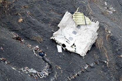 Germanwings wreckage.