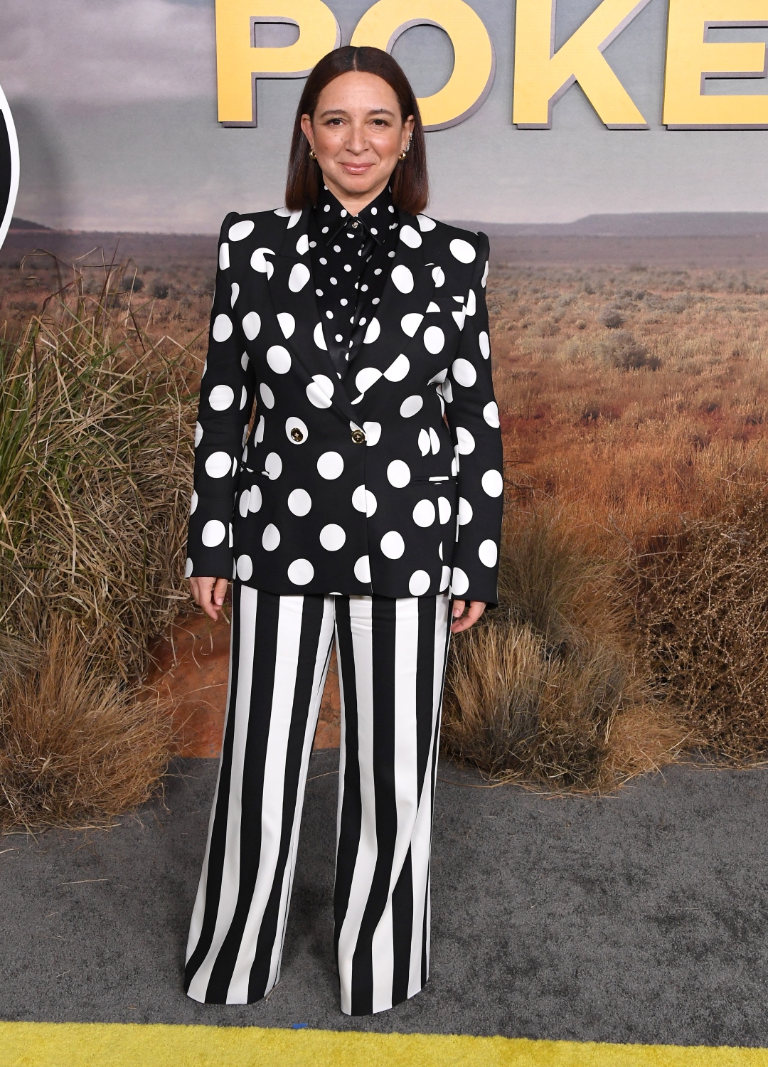 Maya Rudolph wearing trousers