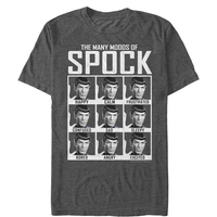 Star Trek: The Many Moods Of Spock Tee $12.99 on Walmart