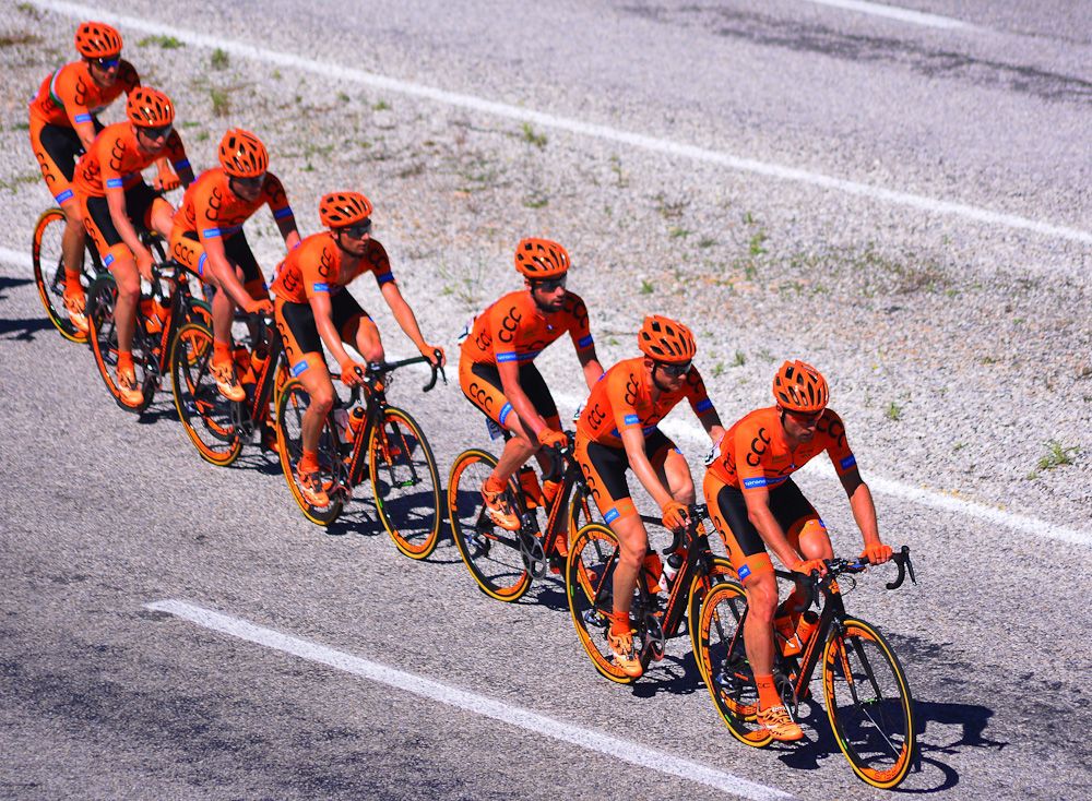 CCC Sprandi Polkowice on the front.