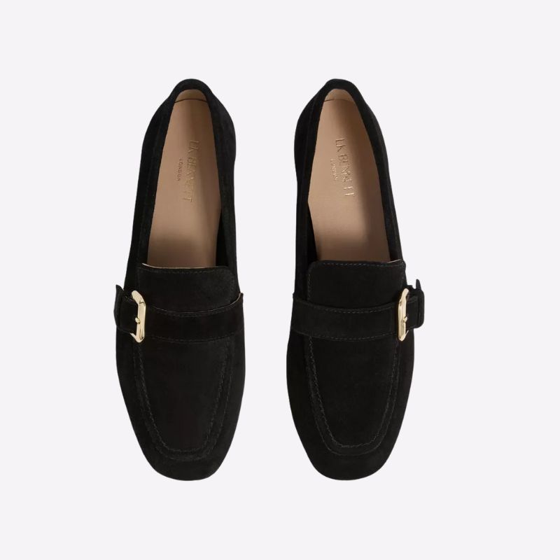 Image of black loafers