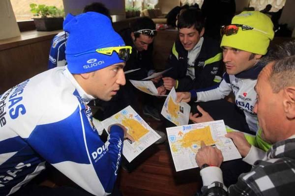 Nibali and Basso talk tactics and directions
