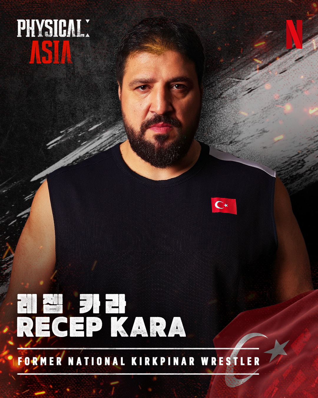Recep Kara's portrait for Netflix's 'Physical: Asia.'