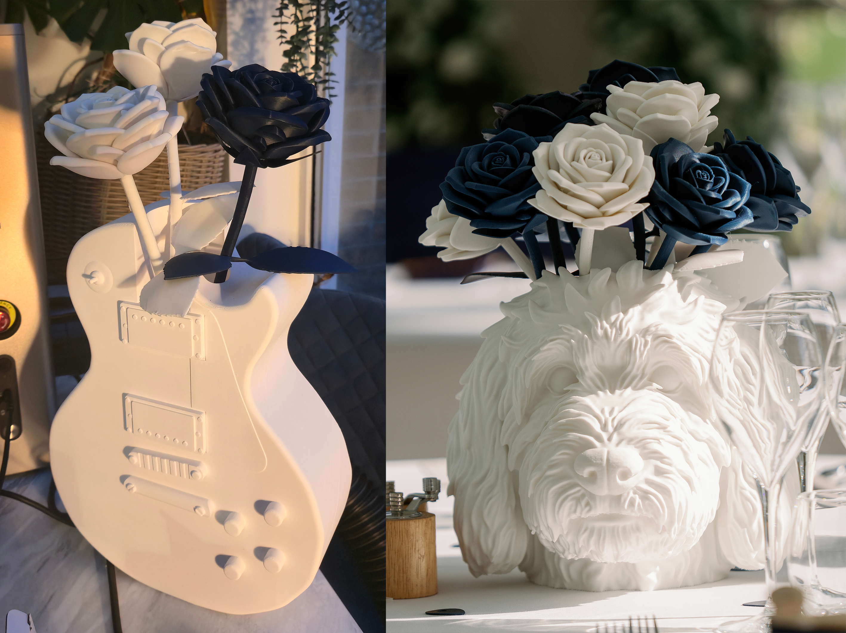 3D printed wedding centrepieces