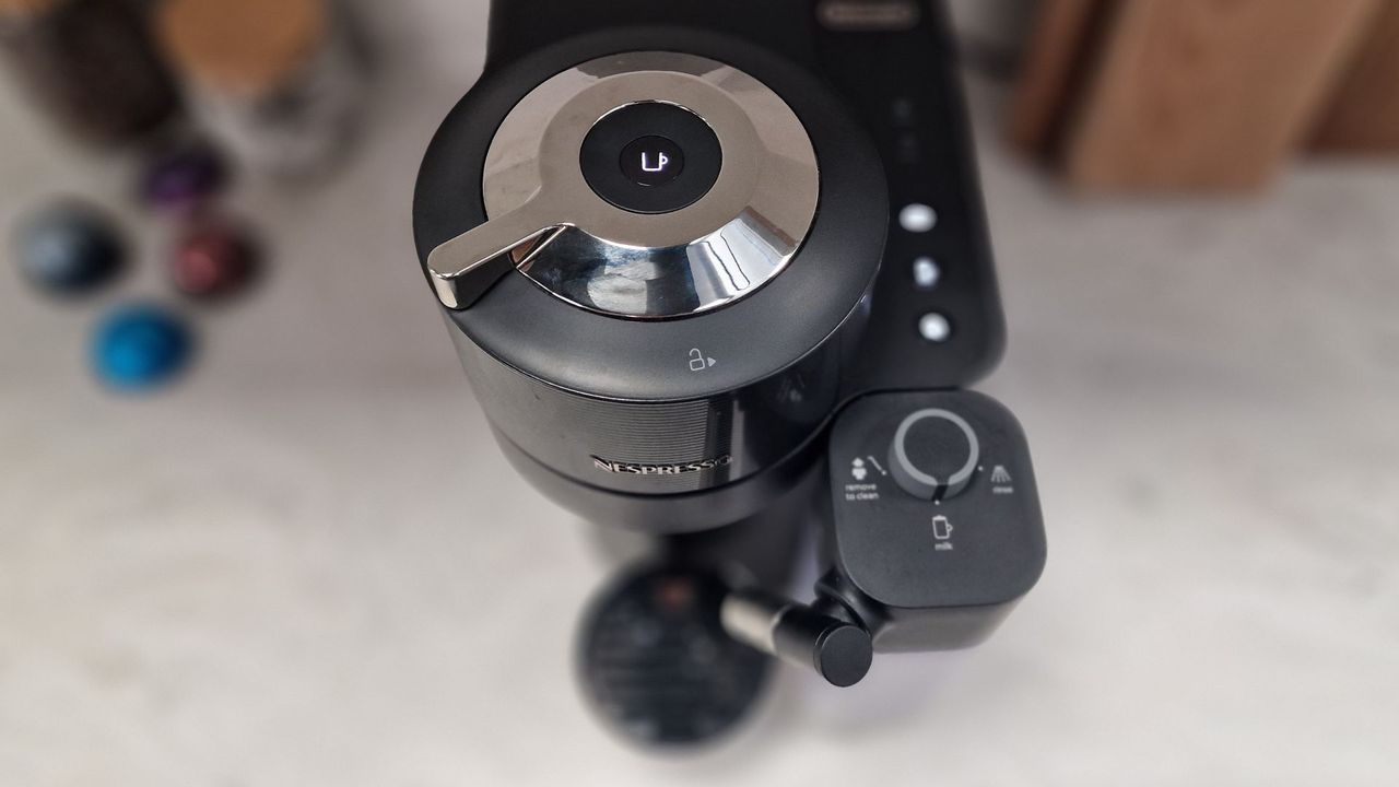 Nespresso latissima vertuo from above