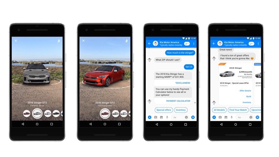 Facebook Messenger wants you to engage with businesses using augmented reality