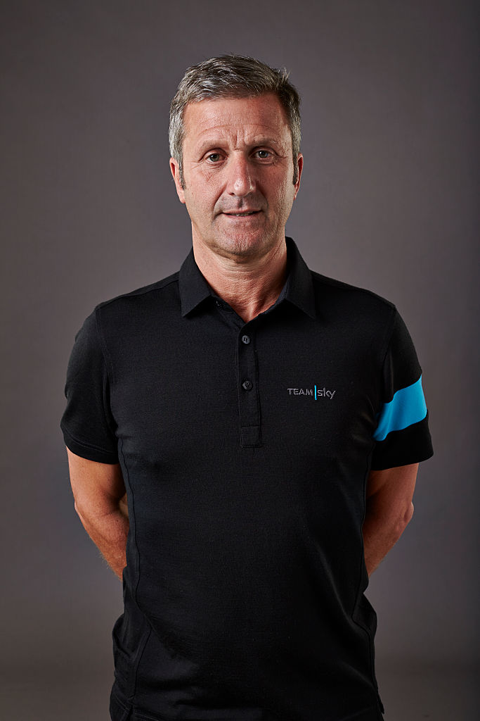 Former Team Sky doctor Richard Freeman in a 2014 team photoshoot