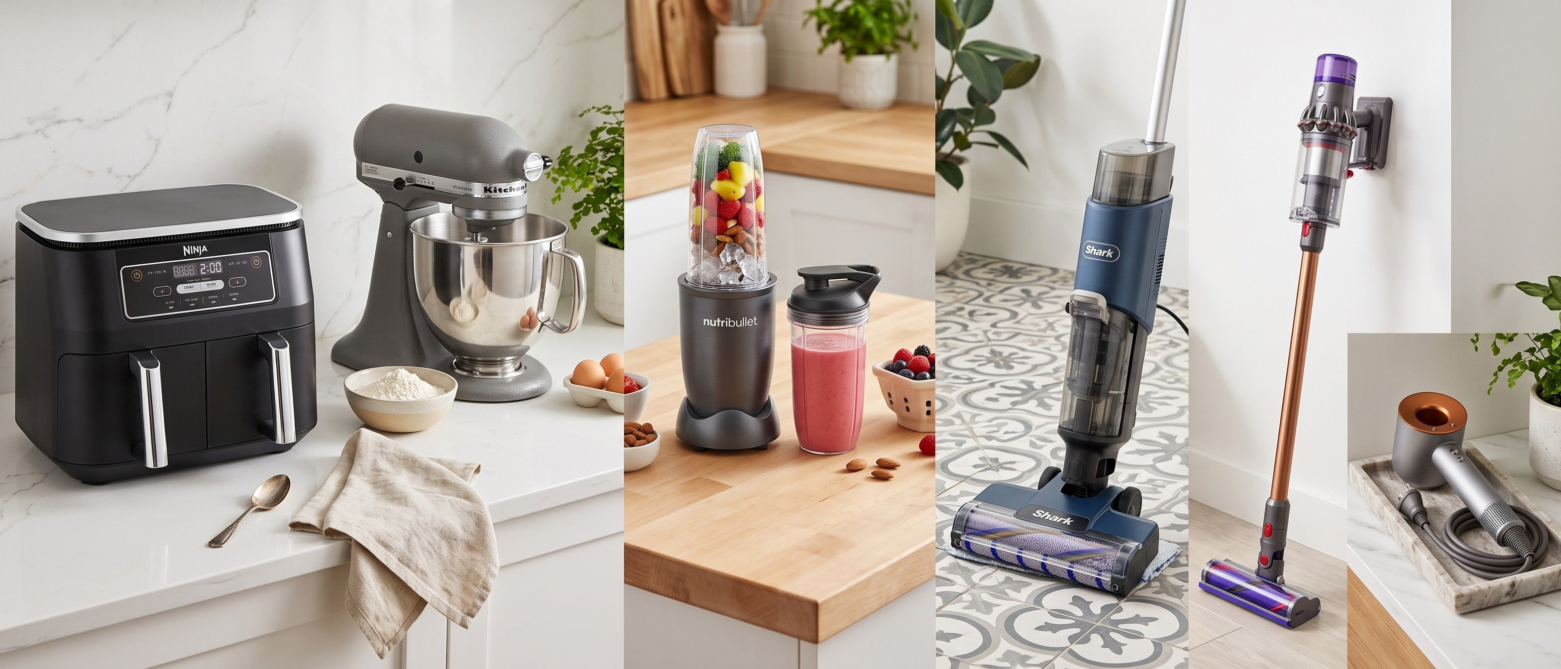 Selection of home appliances in situ in the home