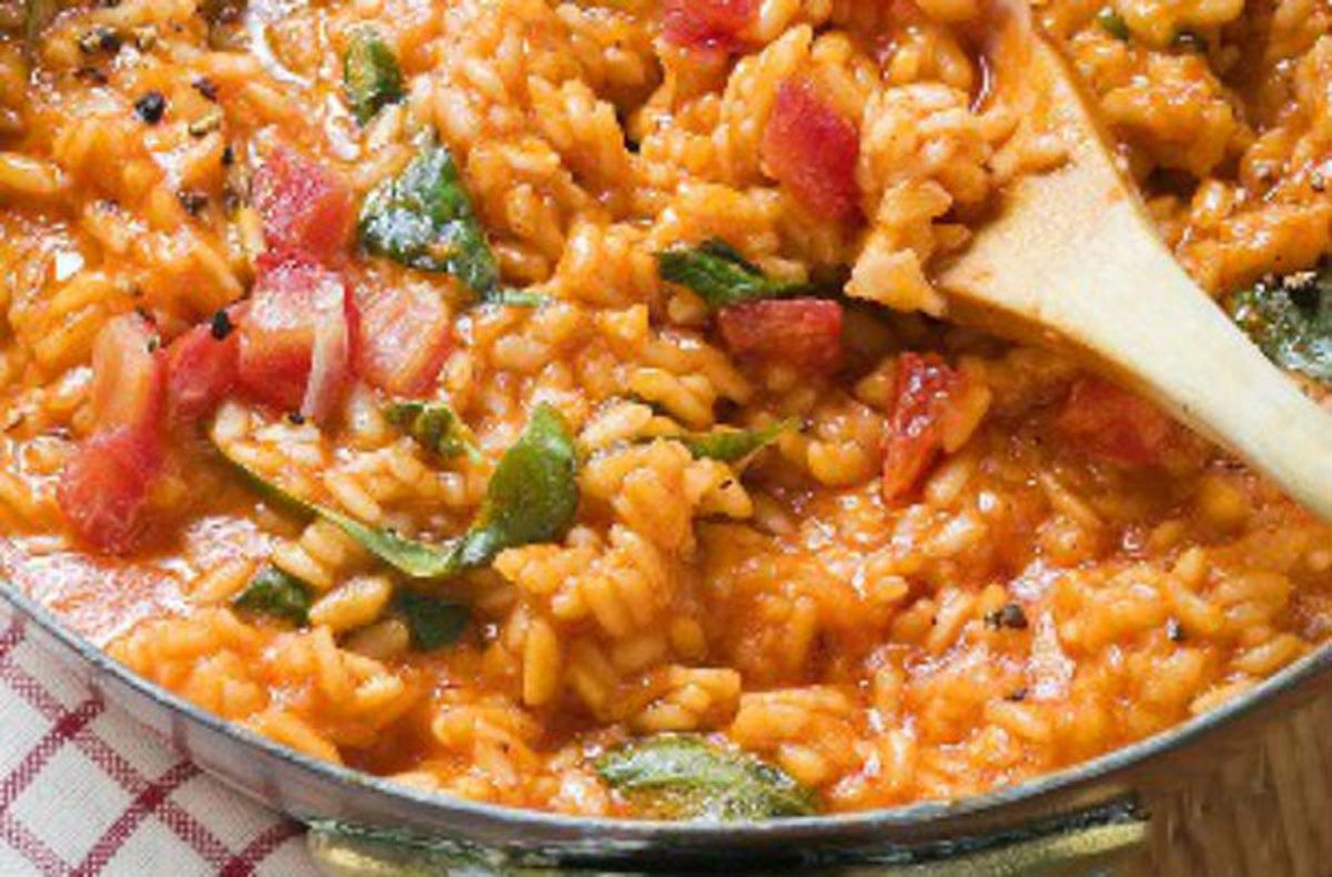 Sundried tomato and basil risotto | Italian Recipes | GoodtoKnow