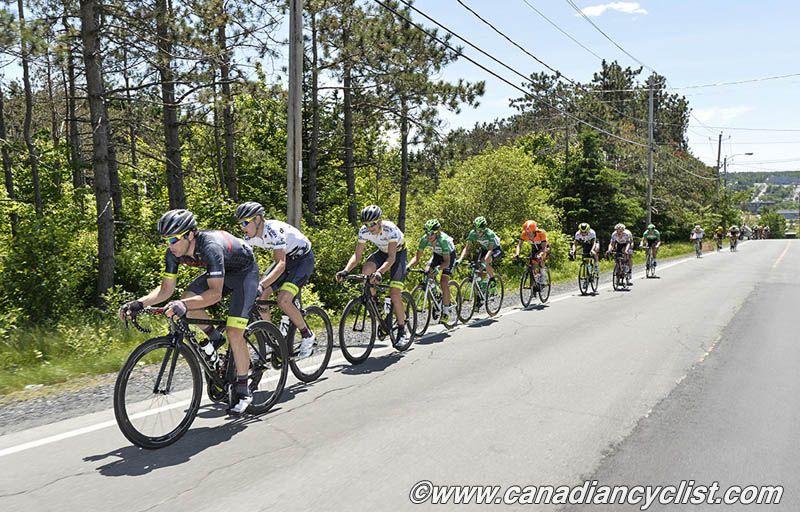 The Hincapie Racing Team exhausted their numbers chasing down the break