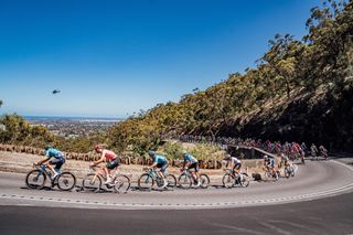 The riders take on stage 6 of the 2024 Tour Down Under