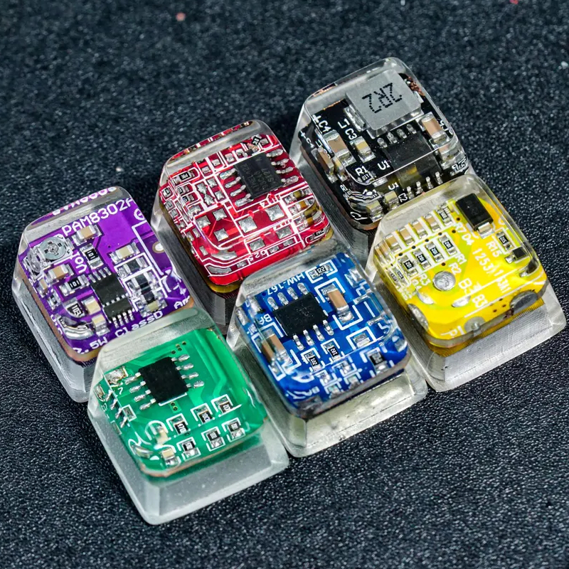 Recycled Circuit Board Keycaps