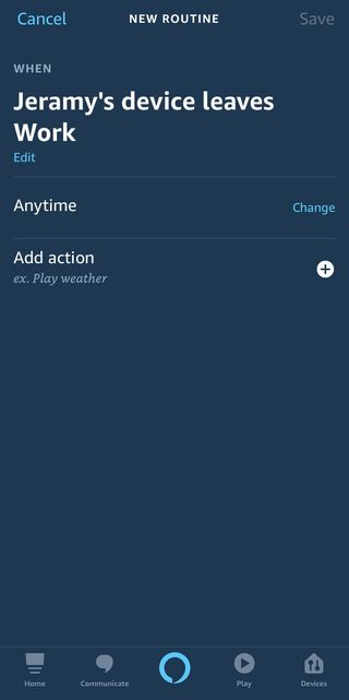 Alexa App Screenshot Routine 20