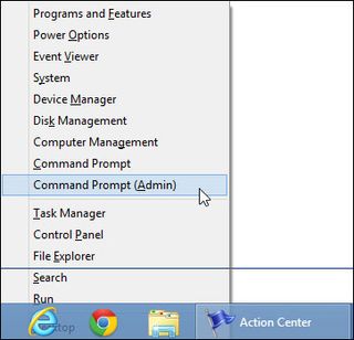 Select Command Prompt (Admin)