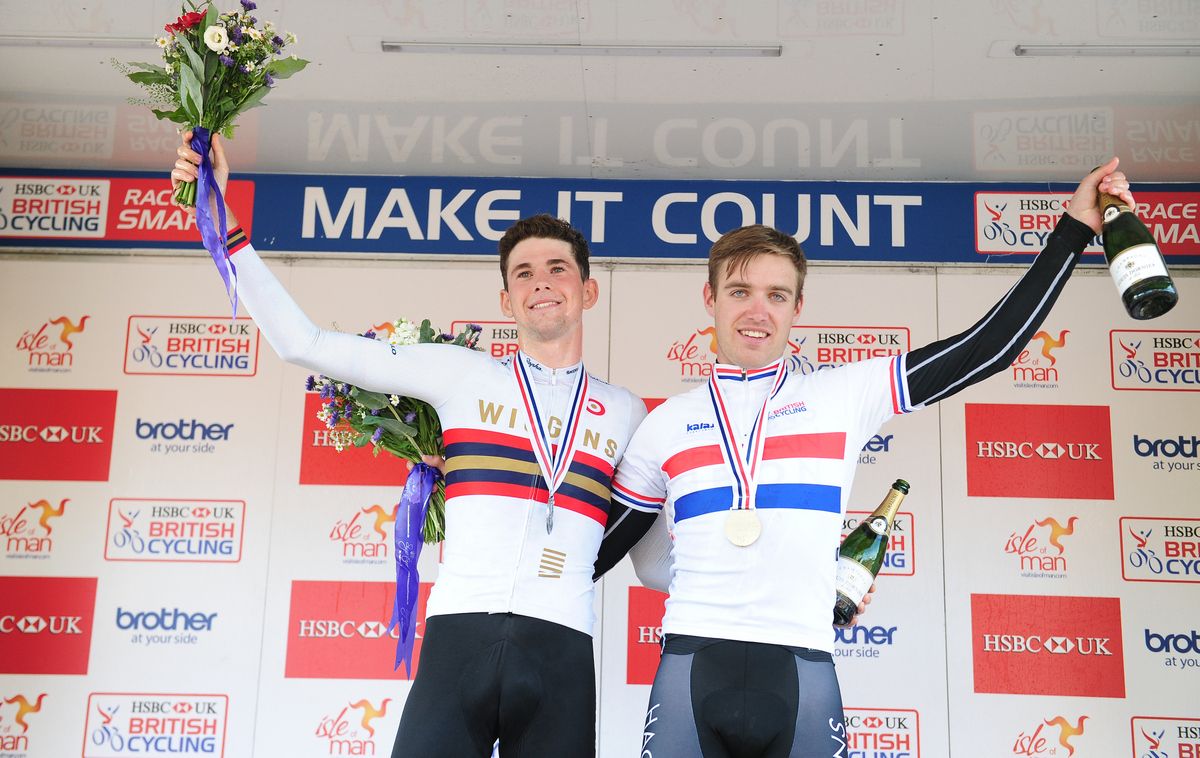 U23 champions Scott Davies in the time trial and Chris Lawless in the road race