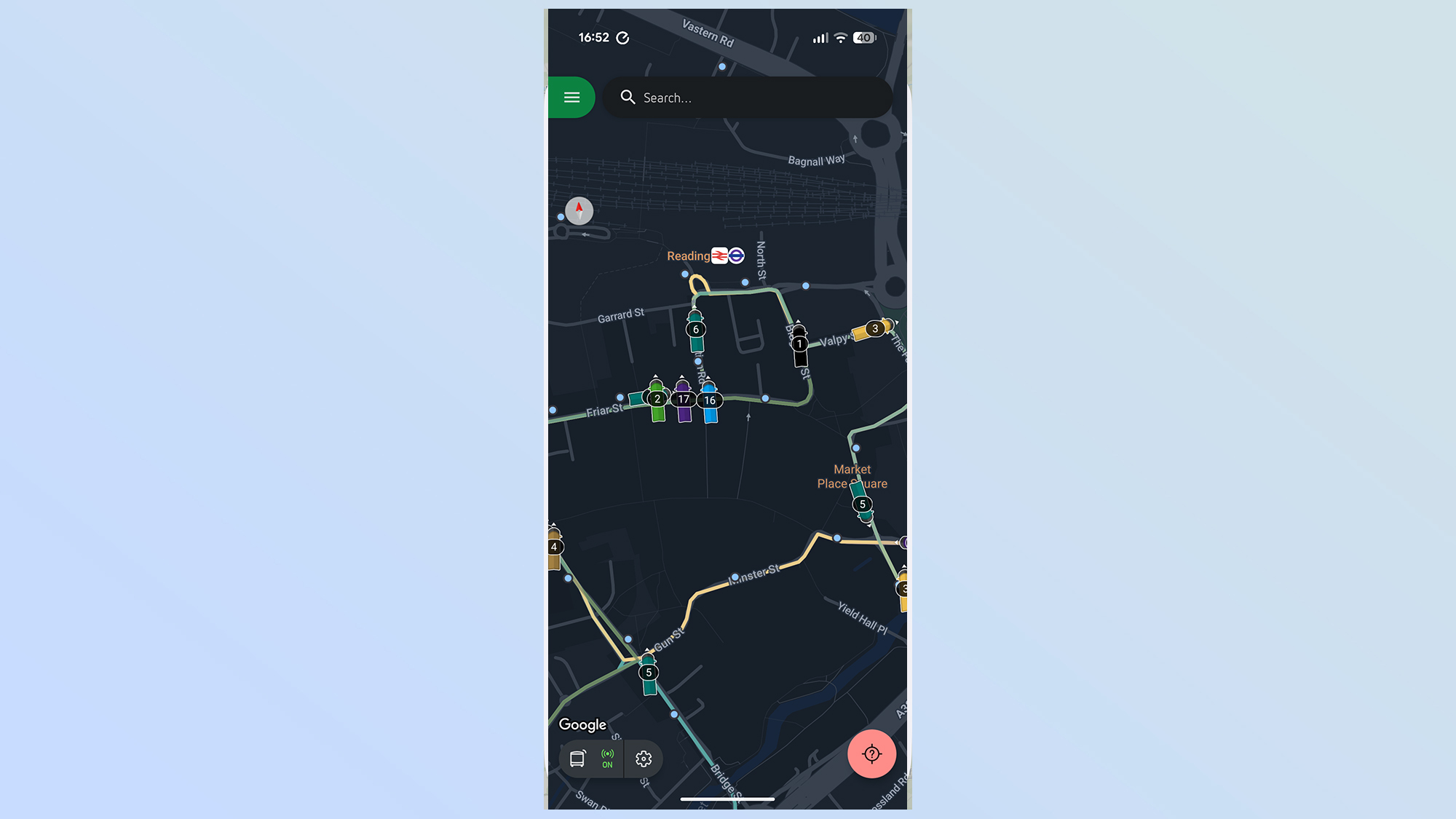 reading maps bus interface