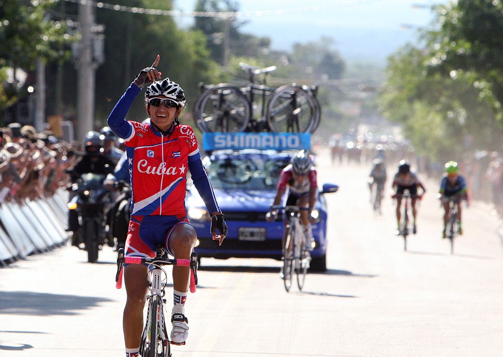 Iraida Garcia (Cub) Sel. De Cuba, stage 3 winner and overall leader at the Tour Femenino de San Luis