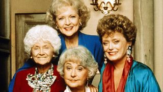 (L to R clockwise) Estelle Getty, Betty White, Rue McClanahan and Bea Arthur in Golden Girls