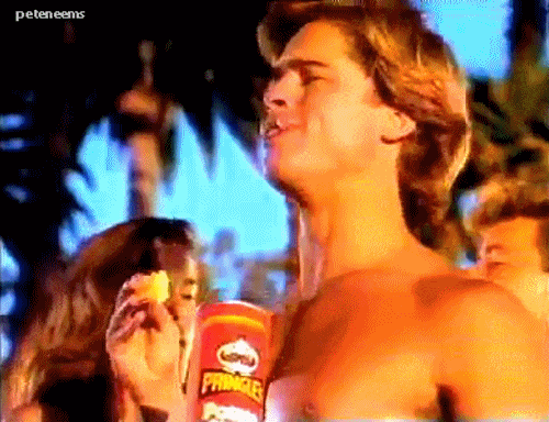 Brad Pitt for Pringles