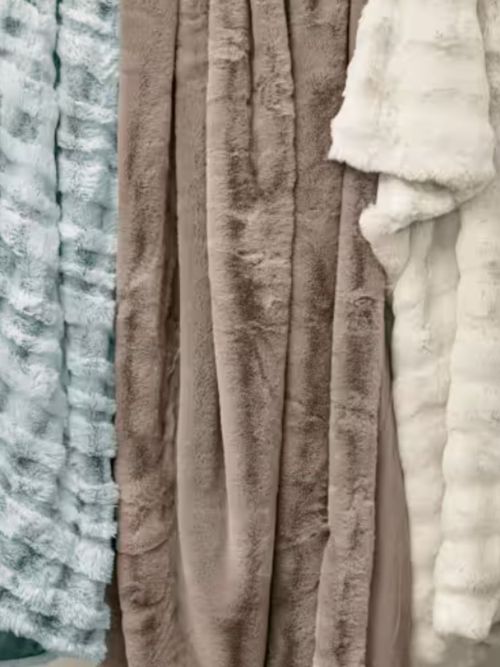 Luxe Faux Fur Throw Blanket