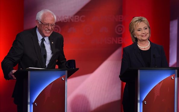 Bernie Sanders and Hillary Clinton.