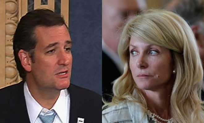 Ted Cruz, Wendy Davis