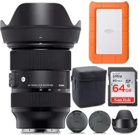 Sigma 24-70mm f/2.8 DG DN Art + memory bundle: $1,099