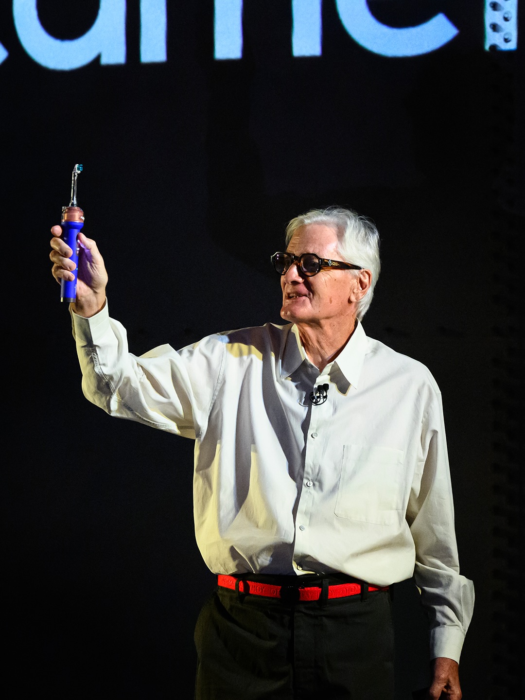 James Dyson introducing the new Dyson CameraJet&amp;trade; toothbrush