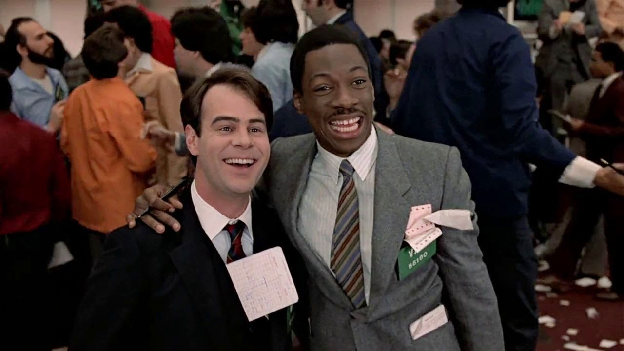 Dan Aykroyd and Eddie Murphy in Trading Places