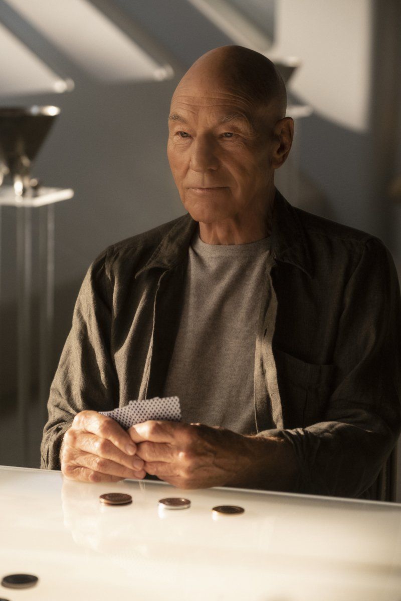 Sir Patrick Stewart as Jean-Luc Picard in "Star Trek: Picard" Episode 1: Remembrance.