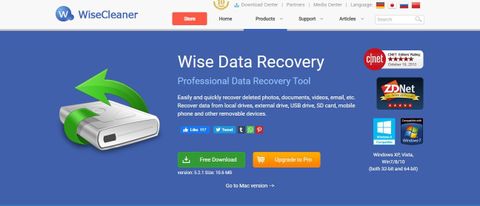 Wise Data Recovery Free Review