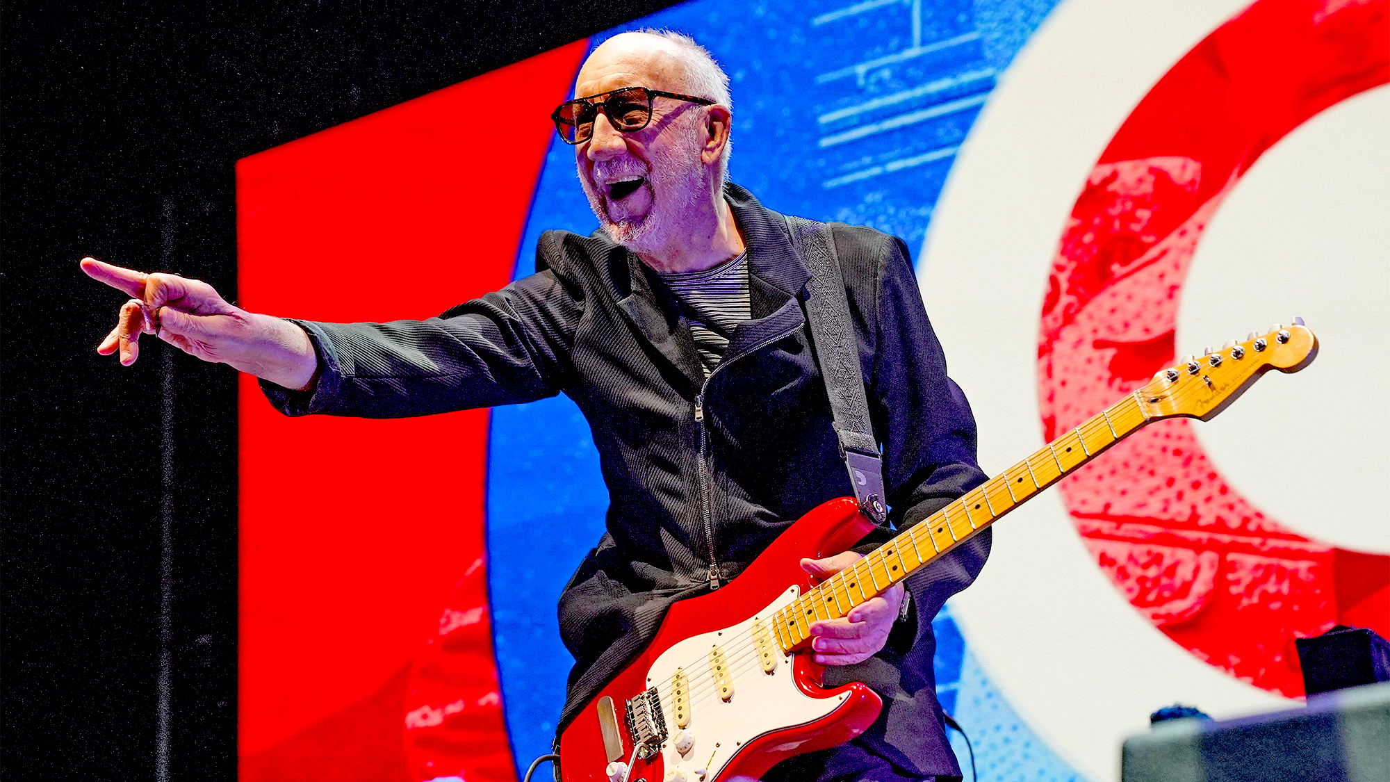 3CRW8ED Palm Desert, Ca. 1st Oct, 2025. Pete Townshend pictured as The Who perform their final concert at the Acrisure Arena in Palm Desert, California on October 1, 2025.