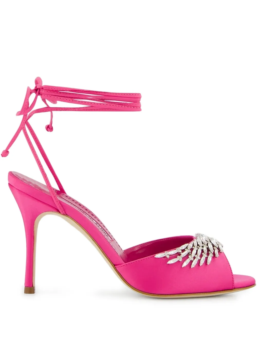 Manolo Blahnik 90mm Plumena Sandals | 41