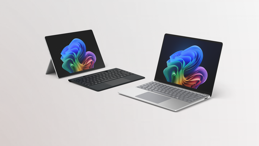 Microsoft image of the Surface 7 and Surface Pro 11 hybrid laptops