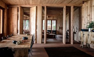 Wooden House interiors