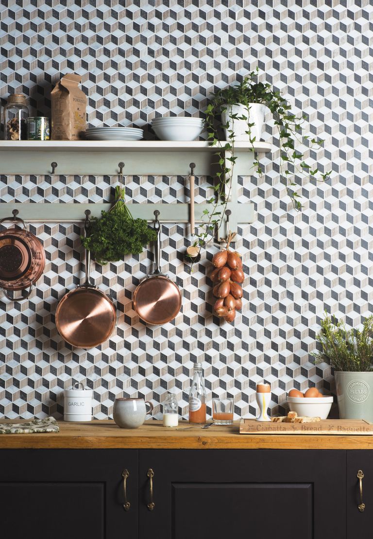 16 Small Kitchen Tile Ideas Styles, Rectangle Floor Tiles Kitchen Design