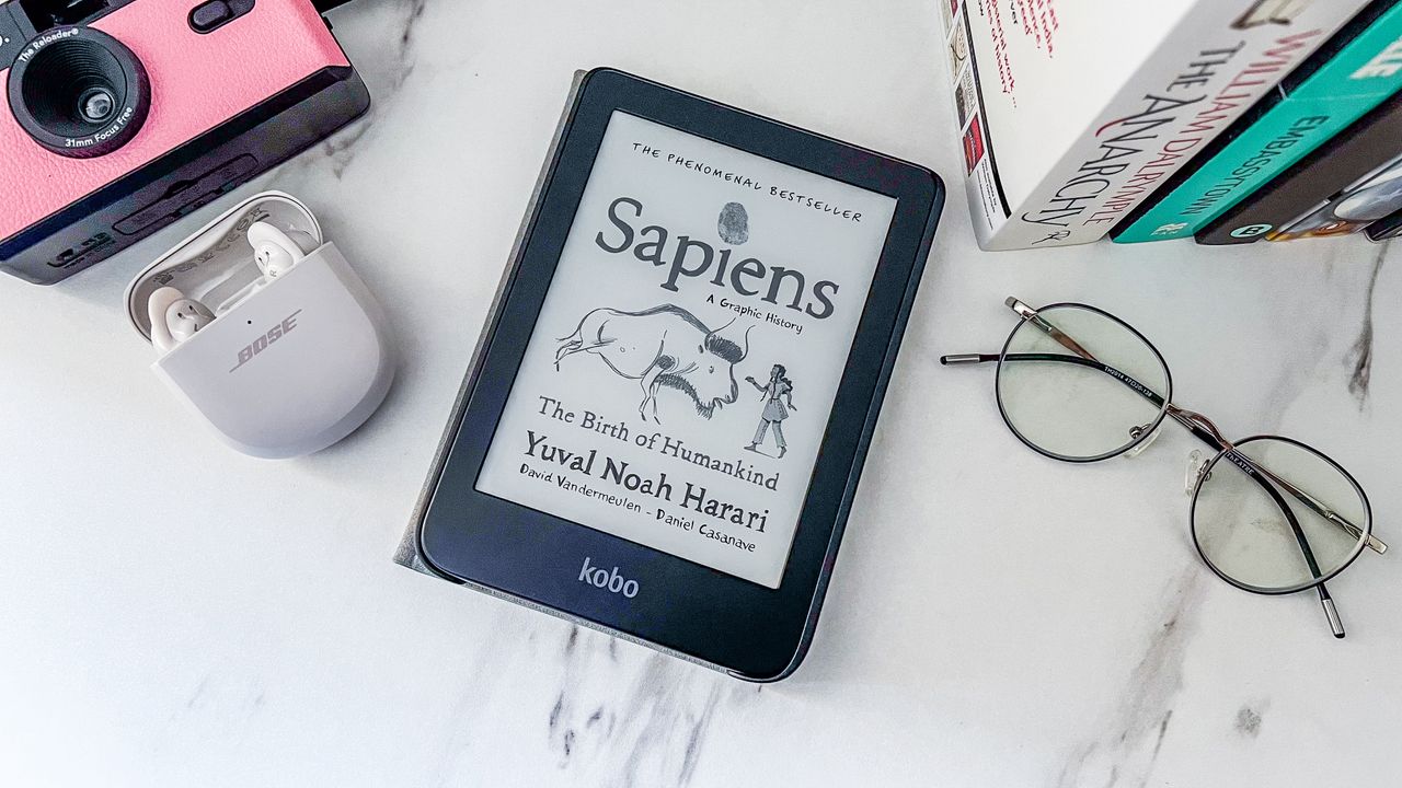 A book cover displayed on the Kobo Clara BW