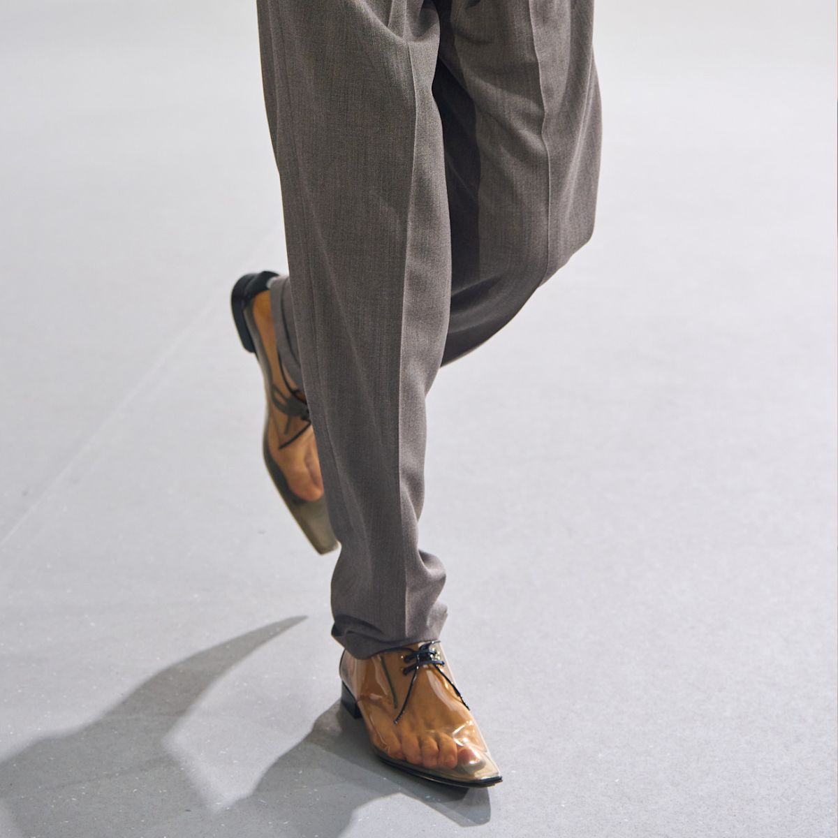 Men's PFW SS27 shoe trends - Saint Laurent, Setchu, Louboutin