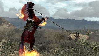 Red Dead Redemption undead nightmare flaming horse