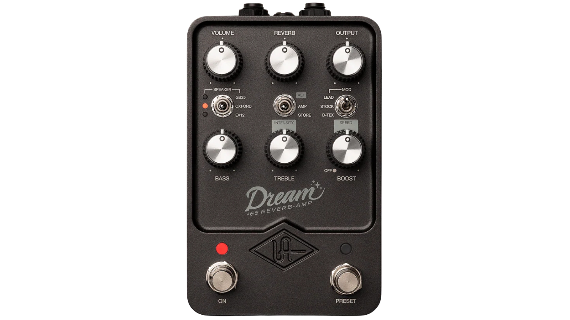 A Universal Audio Dream 65 pedal amp