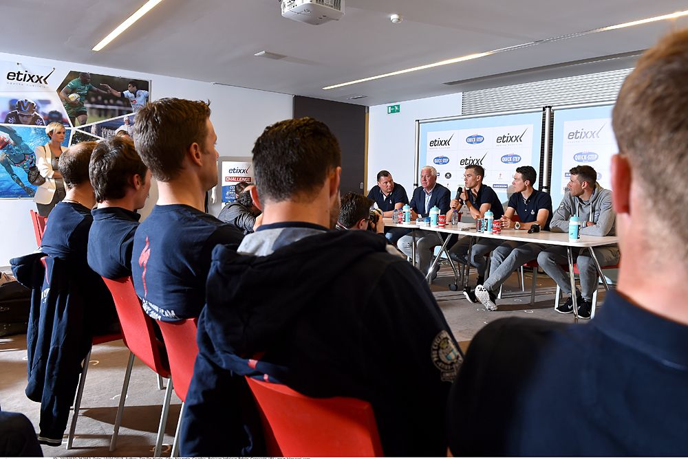 The Etixx-Quickstep press conference