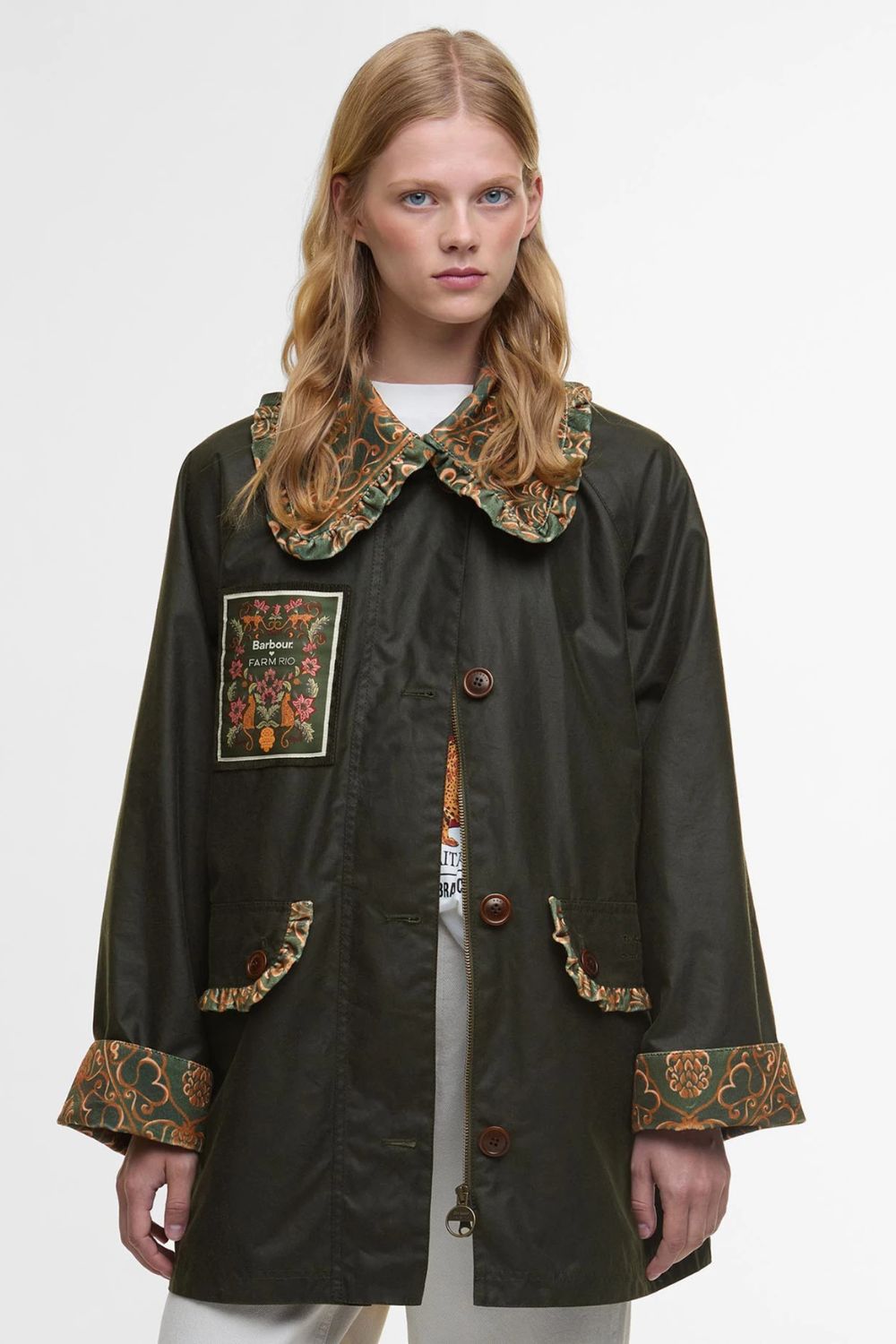 Barbour FARM Rio Maria-Clara Waxed Jacket