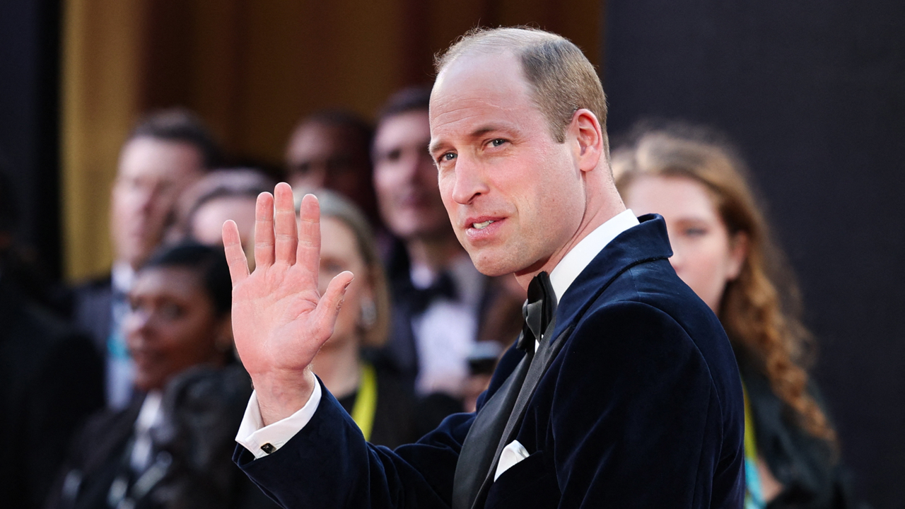 Prince William attends the Baftas 2024